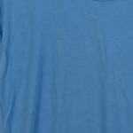 Vorschaubild 5 von T-Shirt Damen Blau Gr. 44/XXL Viskose Uni Casual Kurzarm Freizeit