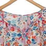 Vorschaubild 5 von Damen Bluse Blumenmuster Gr. 40 Mehrfarbig Casual