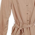 Vorschaubild 6 von Damen festliches Kleid Gr. 36 S Langarm Rüschen Rosa Elegant