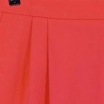 Vorschaubild 6 von Bleistiftrock Damen Rot Gr. 42/XL Polyester Uni Business Midirock