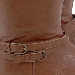Vorschaubild 6 von Stiefel Damen Braun Reißverschluss Kniehoch Größe 40 Casual