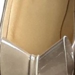 Vorschaubild 5 von Damen Pumps Peep Toe Schleife Lackoptik Elegant Beige Gr. 37,5