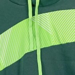 Vorschaubild 6 von Herren Hoodie Grün Neon-Akzente Gr. 46/S Baumwolle Sportlich