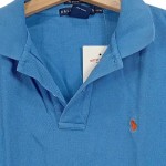 Vorschaubild 5 von Poloshirt Herren Blau Gr. M Kurzarm Baumwolle Logo