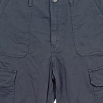 Vorschaubild 3 von Cargohose Damen Grau Gr. W31/40/L Baumwolle Uni Casual Freizeit Knopf 40 cm