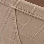 Vorschaubild 7 von Damen Loafer Kroko-Prägung Slipper Beige Gr. 38.5 Elegant Business