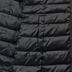 Vorschaubild 7 von Steppmantel Damen Schwarz Kapuze Langarm Freizeit Gr. 36/S