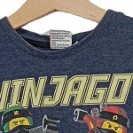 Vorschaubild 6 von T-Shirt Kinder Blau Gr. 104 Baumwolle Polyester Grafisch Schriftzug Casual