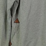 Vorschaubild 7 von Damen Kapuzenpullover Hoodie Melange Grau XL Freizeit