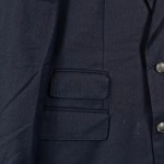 Vorschaubild 7 von Herren Anzug Sakko + Hose Gr. 48 Blau Business Nadelstreifen