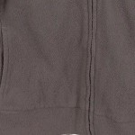 Vorschaubild 7 von Kinder Fleecejacke mit Kapuze Braun Gr. 164