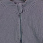 Vorschaubild 5 von Trainingsjacke Damen Gr. 36/S Grau Polyamid Elasthan Rippstrick Sportlich