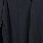 Vorschaubild 4 von Damen Langarmshirt Gr. 36/S Schwarz Minimalistisch V-Ausschnitt