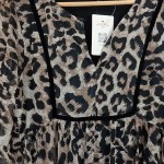 Vorschaubild 6 von Damen Cocktailkleid Gr. 36 S Leopardenmuster Mehrfarbig