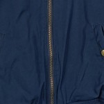 Vorschaubild 7 von Damen Bomberjacke Gr. 36/S Blau Casual Übergangsjacke Rippstrick