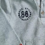 Vorschaubild 6 von Kinder Kapuzenpullover Jungen Gr. 104 Grau Logo-Print Freizeit