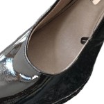 Vorschaubild 4 von Pumps Damen Gr. 39 Schwarz Lackleder Slip-On 9.5 cm Elegant Uni