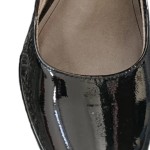 Vorschaubild 5 von Pumps Damen Gr. 39 Schwarz Lackleder Slip-On 9.5 cm Elegant Uni