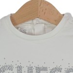 Vorschaubild 6 von Kinder Langarmshirt Weiß 24 Monate (Gr. 92) Strasssteine Rüschen Charmant