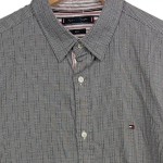 Vorschaubild 5 von Herren Business Hemd Grau Gestreift Gr. 52/XL Baumwolle