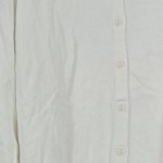 Vorschaubild 6 von Damen Strickjacke Gr. 36/S Weiß Basic Baumwolle