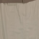 Vorschaubild 4 von Bleistiftrock Damen Gr. 34/XS Beige Polyester Uni Business Reißverschluss