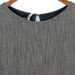 Vorschaubild 6 von Damen Festliches Kleid Gr. 40 Grau Blumenmuster 3/4-Arm Elegant