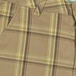 Vorschaubild 6 von Shorts Herren Gr. 31 Beige Kariert Casual Baumwolle