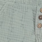 Vorschaubild 6 von Musselin Shorts Baby Gr. 68 Grün Palmen Baumwolle