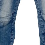 Vorschaubild 6 von Damen Jeans W32 40 L Blau Slim Tapered Used Look