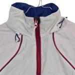 Vorschaubild 3 von Trainingsjacke Damen Weiß Gr. 38/M Polyester Uni Sportlich Langarm 65 cm