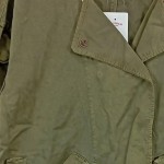 Vorschaubild 7 von Damen Parka Jacke Gr. 36/S Oliv Lyocell Oversized Übergangsjacke Casual