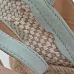 Vorschaubild 2 von Wedges Damen Gr. 38 Blau Wildleder Schnalle Feminin Freizeit Uni