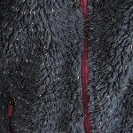 Vorschaubild 7 von Kinder Fleecejacke Gr. 116 Blau Meliert Outdoor Kapuze Reißverschluss