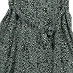Vorschaubild 7 von Damen Hemdblusenkleid Leopardenmuster Gr. 40/L Grün Kurzarm