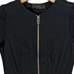 Vorschaubild 4 von Freizeitkleid Damen Schwarz Gr. 34/XS Viskose Polyester Elasthan Uni