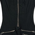 Vorschaubild 5 von Freizeitkleid Damen Schwarz Gr. 34/XS Viskose Polyester Elasthan Uni