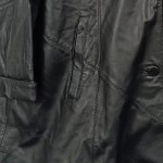 Vorschaubild 6 von Lederjacke Damen Schwarz Fellbesatz Gr. 40 Elegant Langarm