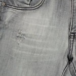 Vorschaubild 7 von Bruno Leoni Jeans Shorts Kinder Gr. 152 Grau Denim Destroyed Look