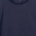 Vorschaubild 5 von Unterhemd Damen Gr. L Blau Baumwolle Elasthan Uni Basic Ärmellos