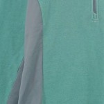 Vorschaubild 6 von Fleecepullover Damen Türkis Gr. 36/S Polyester Uni Outdoor Langarm