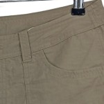 Vorschaubild 4 von Shorts Damen Beige Gr. W31/40/L Stoff Uni Outdoor Knopf L24