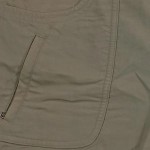 Vorschaubild 5 von Shorts Damen Beige Gr. W31/40/L Stoff Uni Outdoor Knopf L24