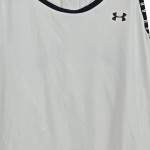 Vorschaubild 4 von Sportshirt Damen Weiß Gr. 36/S Baumwolle Uni Sportlich Ärmellos