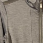 Vorschaubild 3 von Sweatjacke Damen Grau Gr. 38/M Polyester Elasthan Meliert Sportlich