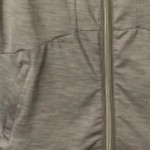 Vorschaubild 5 von Sweatjacke Damen Grau Gr. 38/M Polyester Elasthan Meliert Sportlich