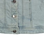 Vorschaubild 7 von Damen Jeansjacke Gr. 34/XS Hellblau Denim Jacke Casual
