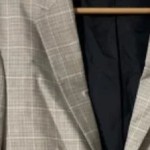 Vorschaubild 4 von Herren Sakko Gr. 48 Grau Kariert Business Blazer