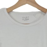 Vorschaubild 4 von Langarmshirt Kinder Gr. 146 Weiß Baumwolle Elasthan Rippstrick