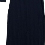 Vorschaubild 7 von Damen Strickkleid Casual Rippstrick Blau Gr. 32/XXS
